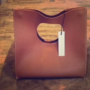Vintage Minimalist Hoxis Soft Leather Clutch